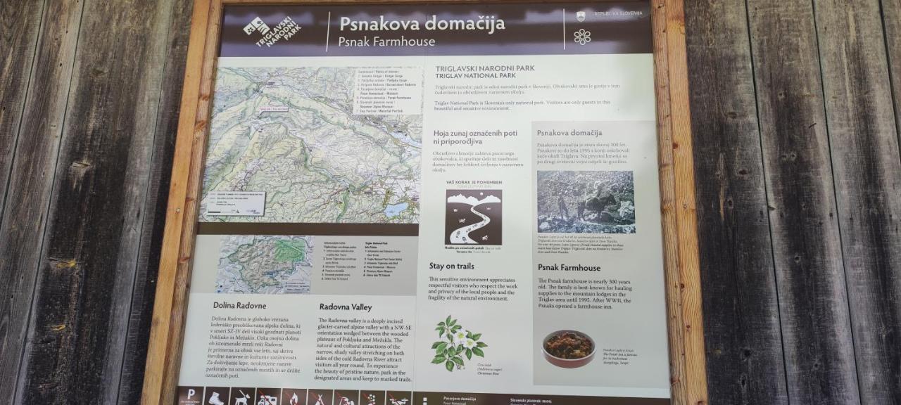 Апартаменты Turisticna Kmetija Psnak Мойстрана Экстерьер фото